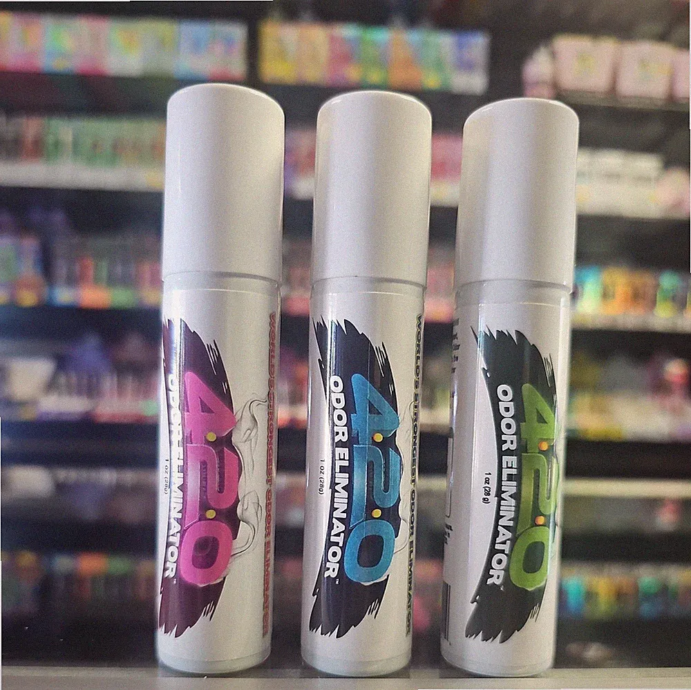 420 Smoke Odor Eliminator Spray (3 -Pack, 1oz Each) – Mix Scent | Fast-Acting