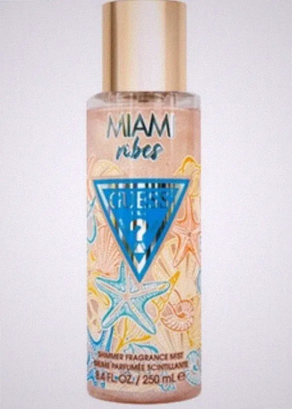 Guess Destination Miami Vibes Shimmer Body Mist Spray 8.4 Fl Oz For Women
