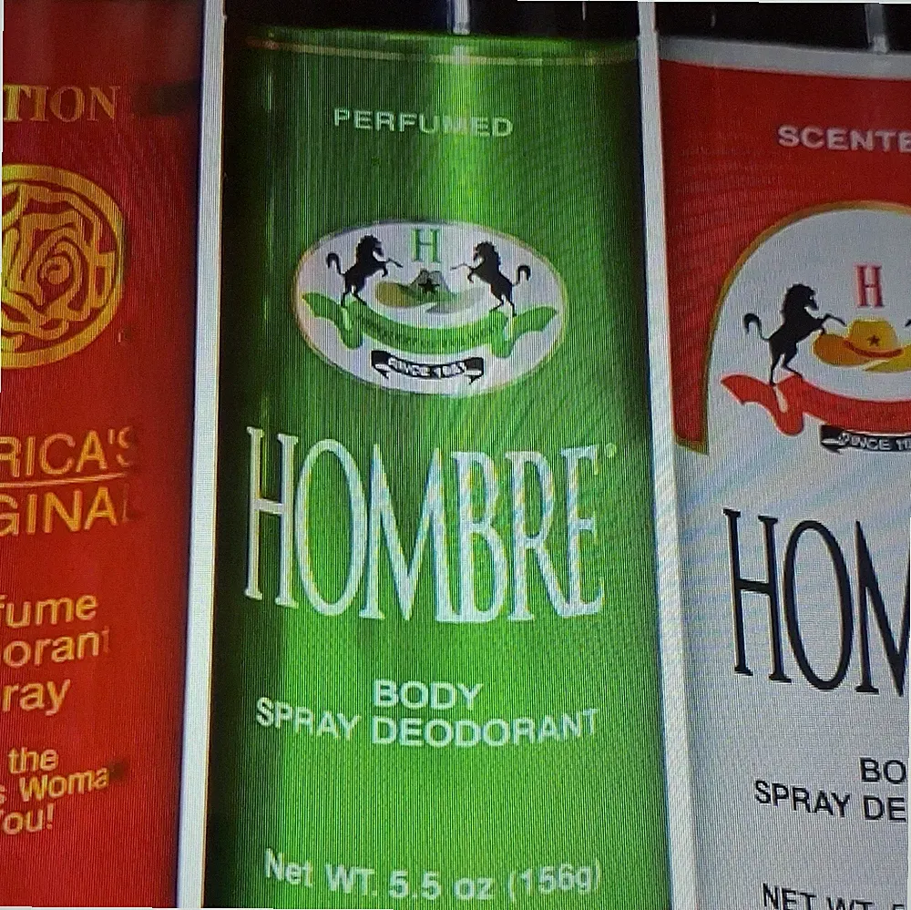 Hombre Men’s Perfumed Body Spray Deodorant Spray, 5.5 oz / 156 g