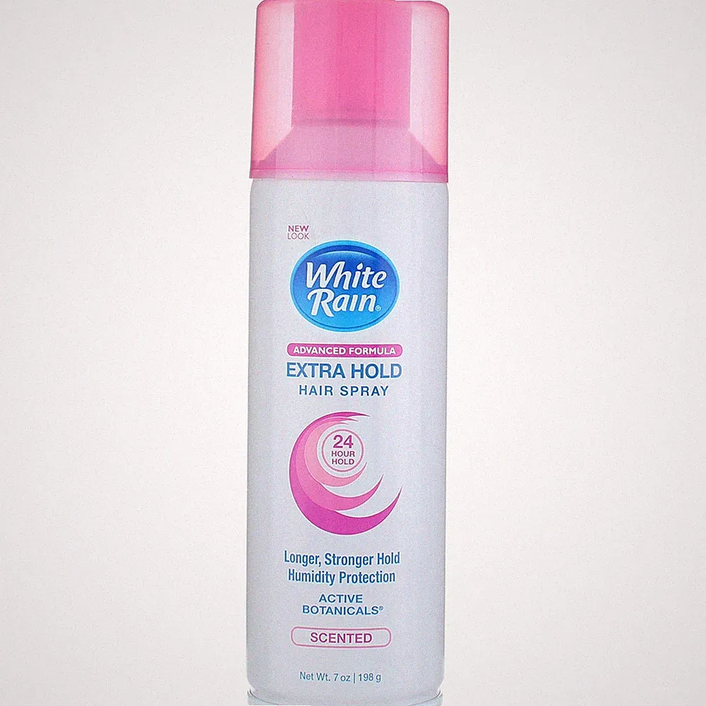 White Rain Extra Hold Hair Spray Aerosol, Scented, 7 oz